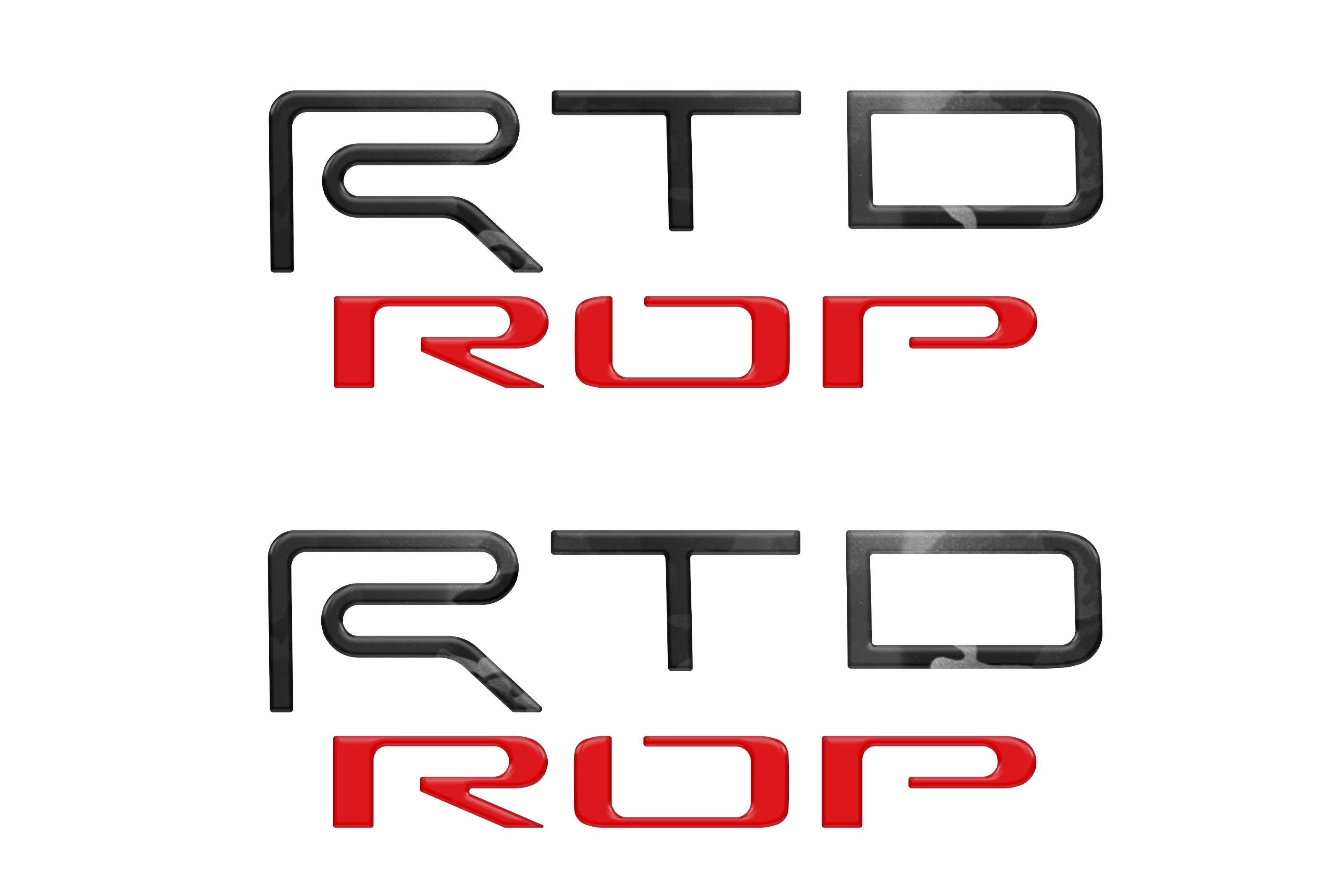 Hood Louver Letter Overlays Fits 2022-2026 Toyota Tundra TRD Pro