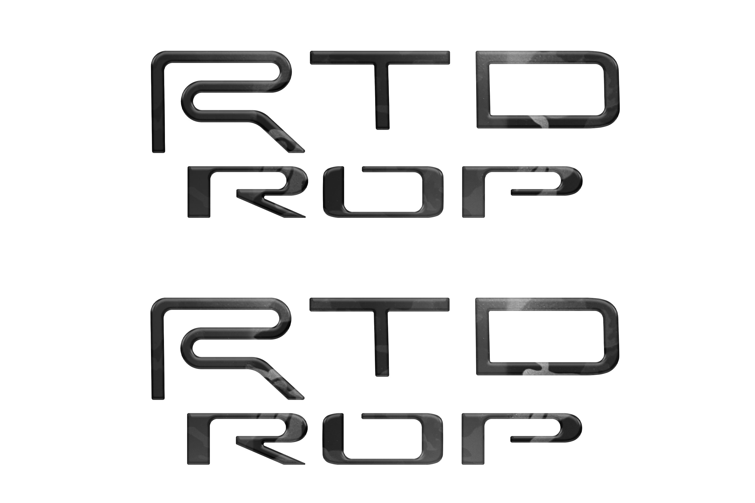 Hood Louver Letter Overlays Fits 2022-2026 Toyota Tundra TRD Pro