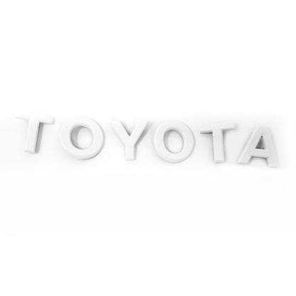 Custom Paint-Matched TOYOTA Pro Grille Letters