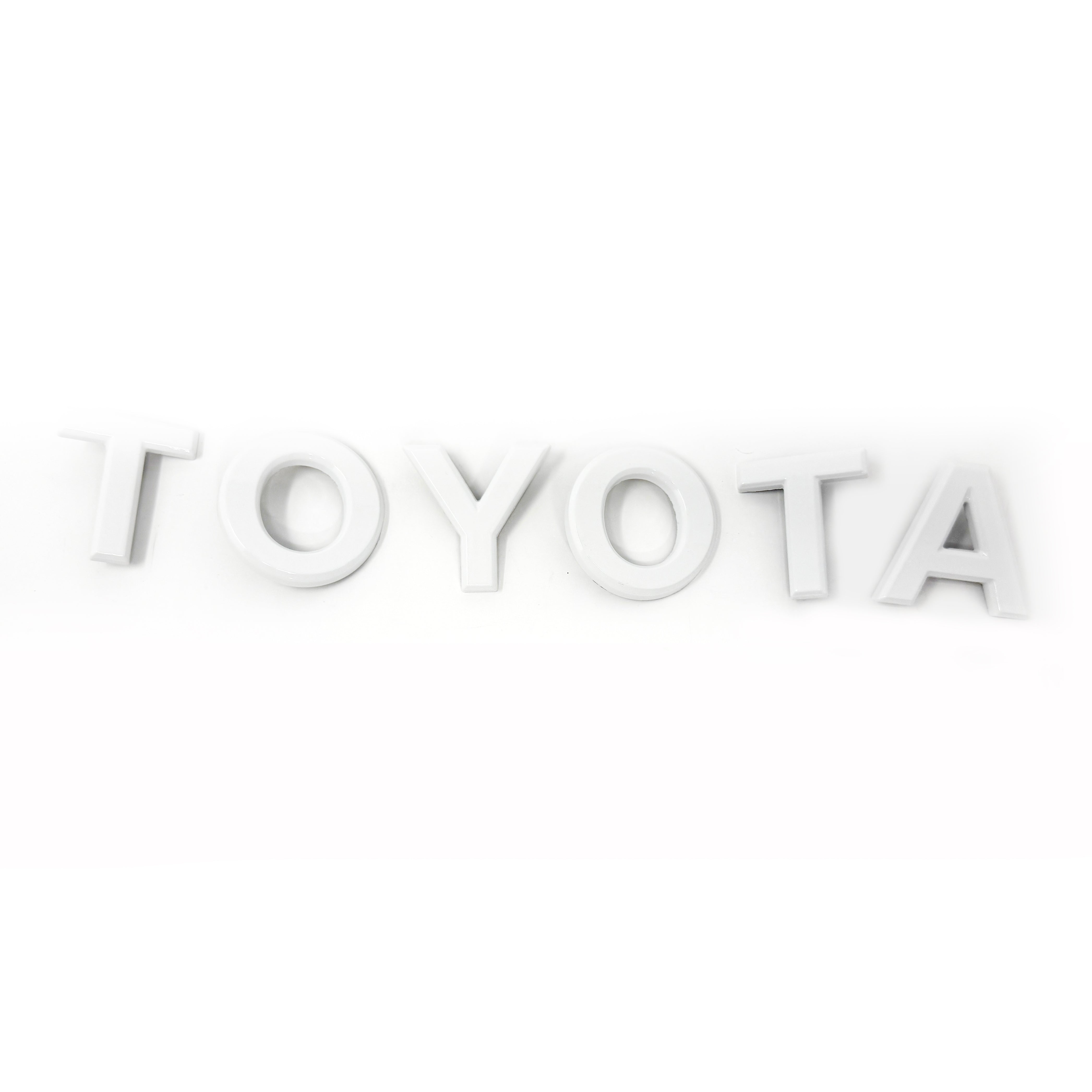 Custom Paint-Matched TOYOTA Pro Grille Letters (Cart Add-On)