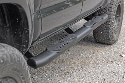 Oval Nerf Step Double Cab | Black | Toyota Tacoma 2WD/4WD (2005-2023)