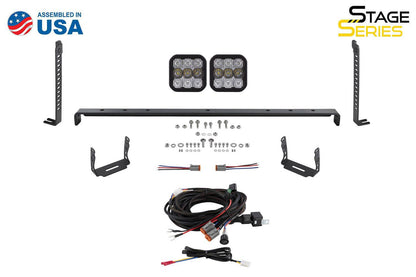 Diode Dynamics 2014-2024 Toyota 4Runner SS5 Stealth Grille LED Light Pod Kit