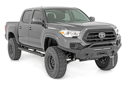 Oval Nerf Step Double Cab | Black | Toyota Tacoma 2WD/4WD (2005-2023)