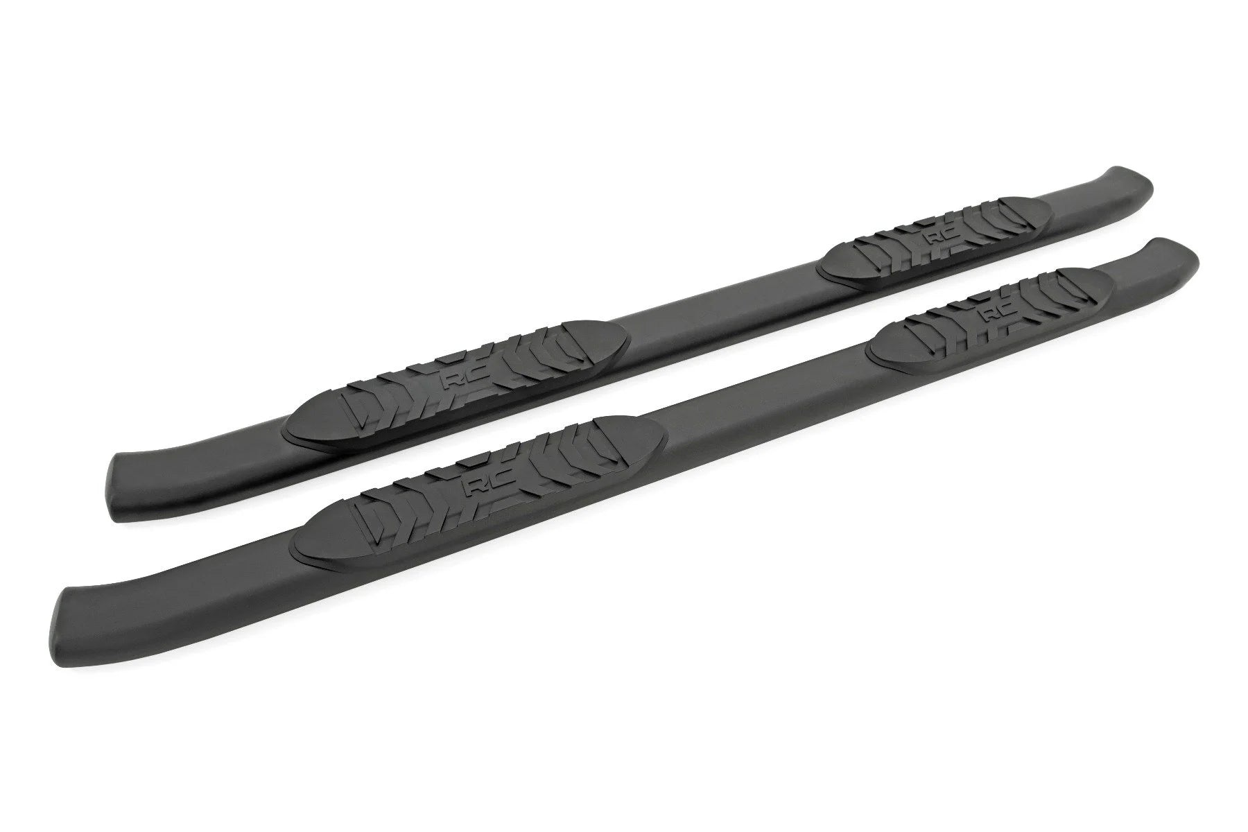 Oval Nerf Step Double Cab | Black | Toyota Tacoma 2WD/4WD (2005-2023)
