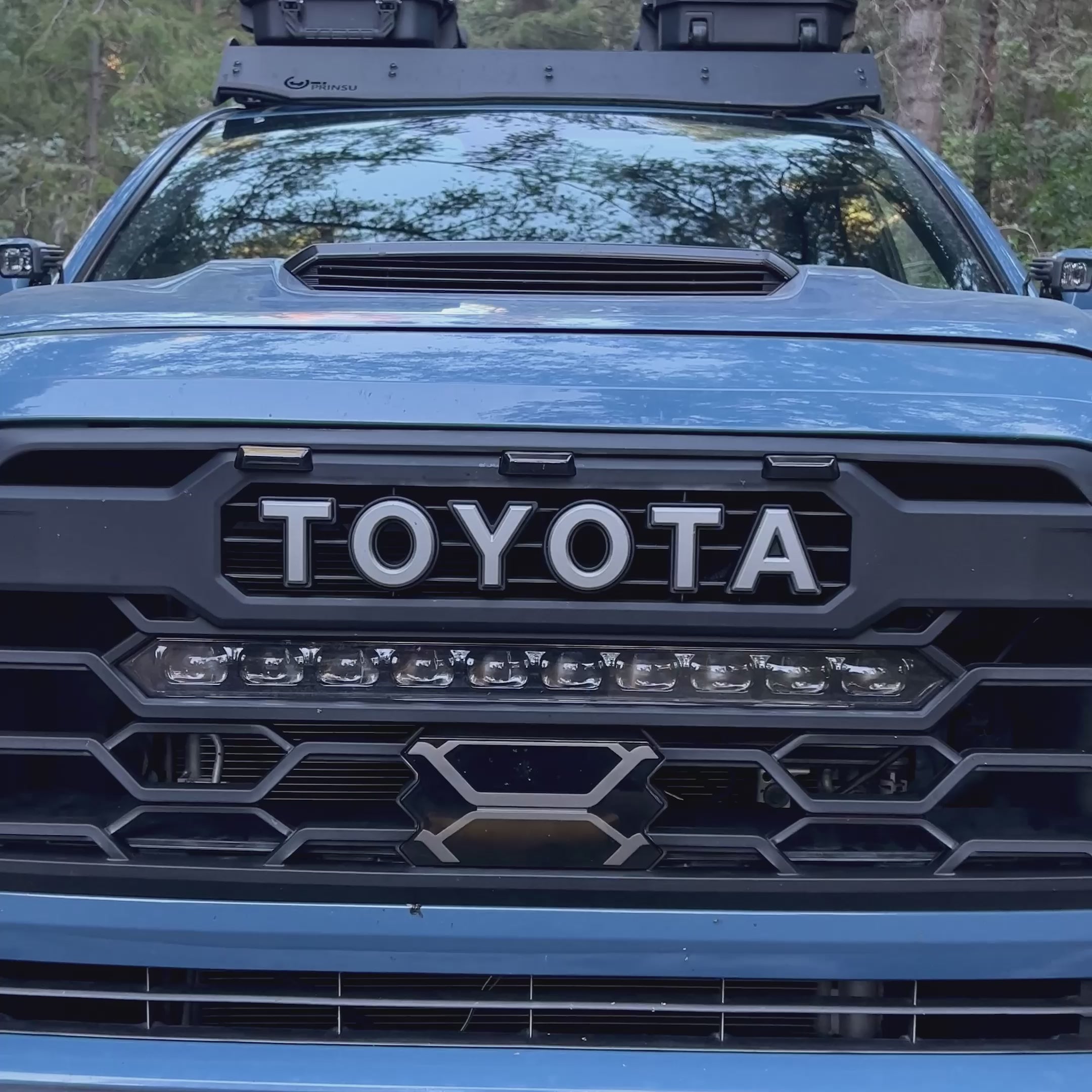 Tacoma TRD Pro Style Grille with Integrated Light Bar – Rave Off Road