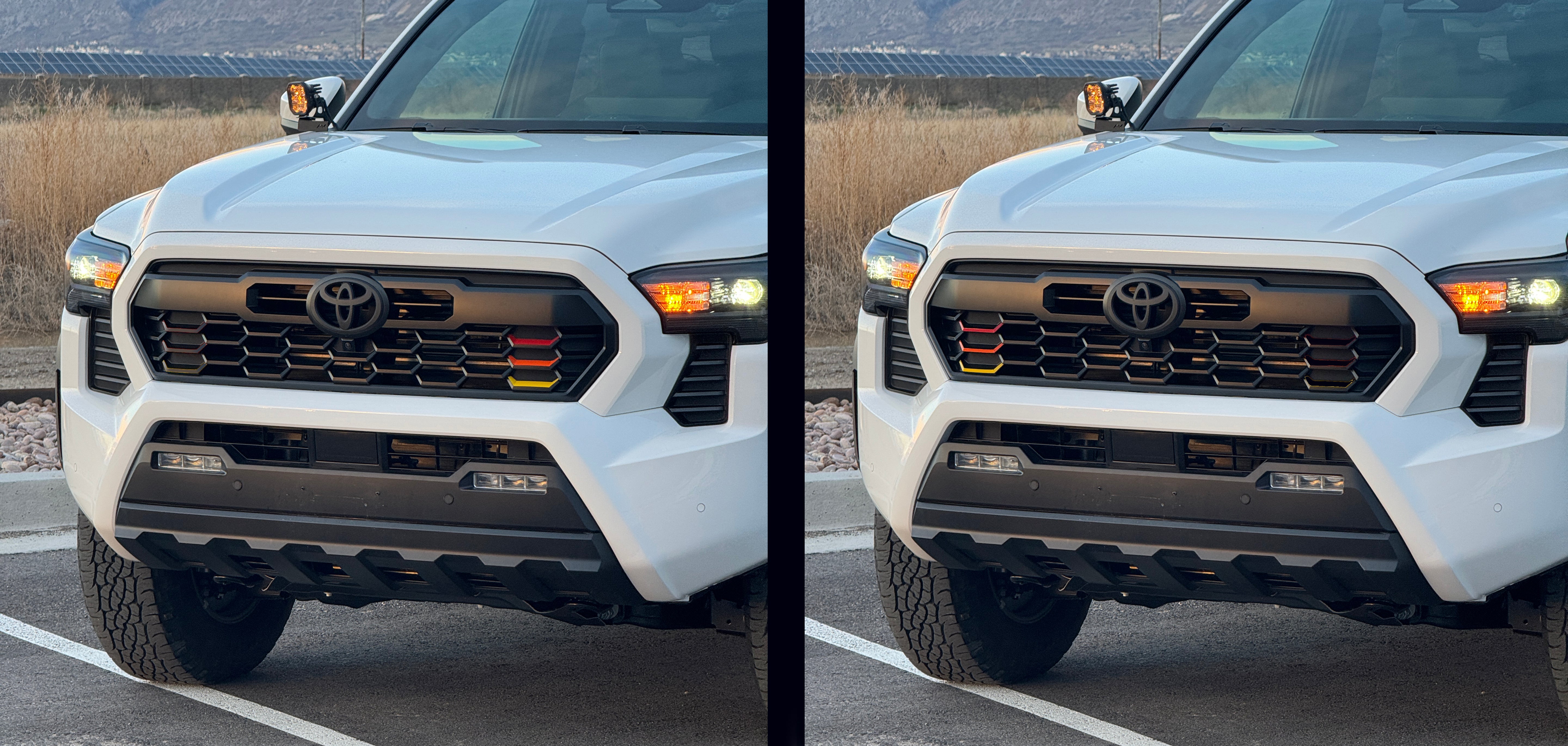 Heritage Vinyl Grille Decals for 2024+ Tacoma