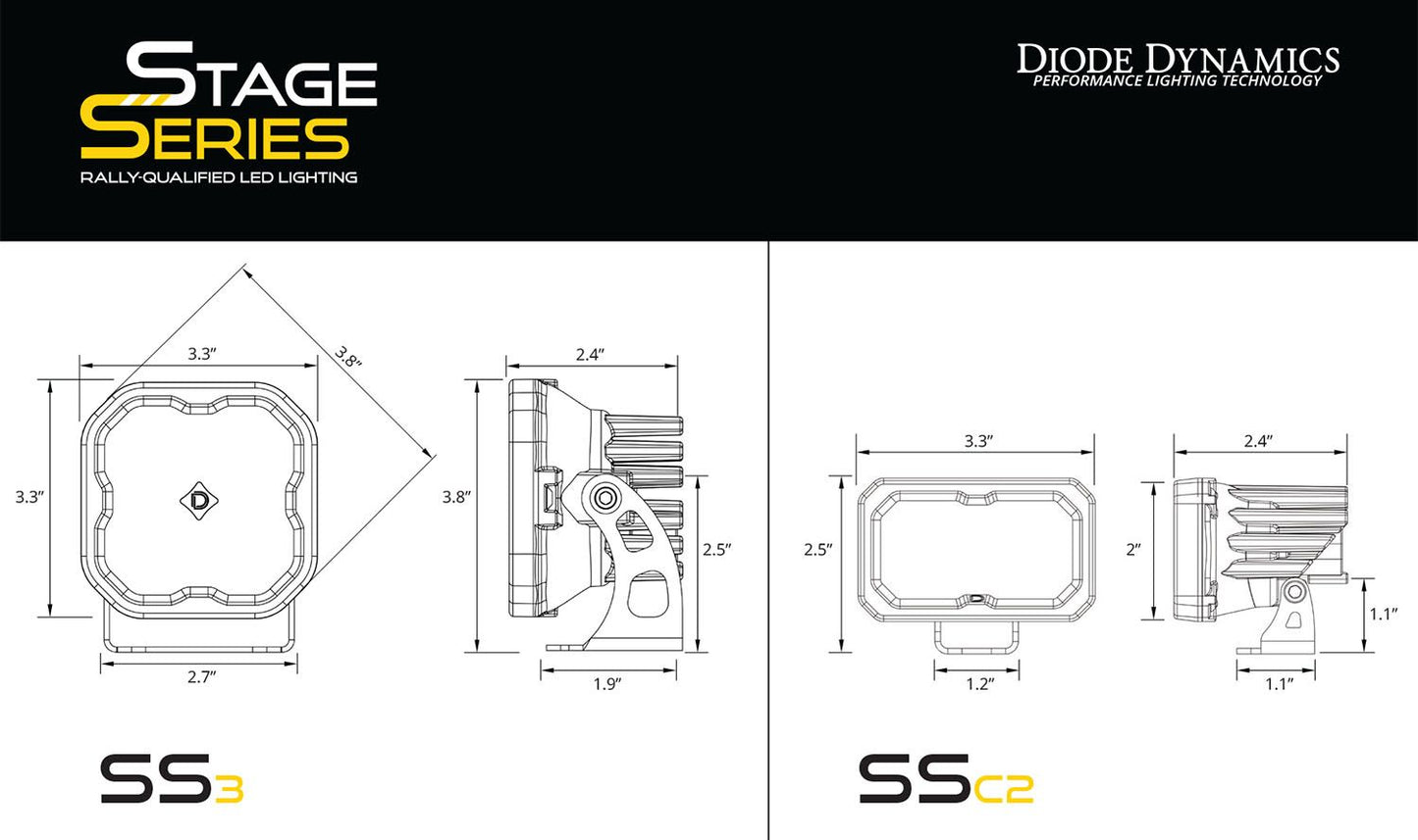 Diode Dynamics 2010+ 4Runner Ditch Light Kit