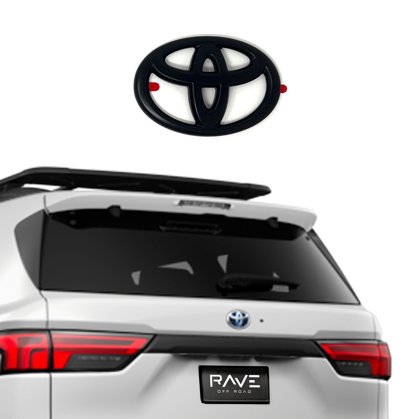 Toyota Emblem Blackout 2023+ Sequoia Rear Tailgate