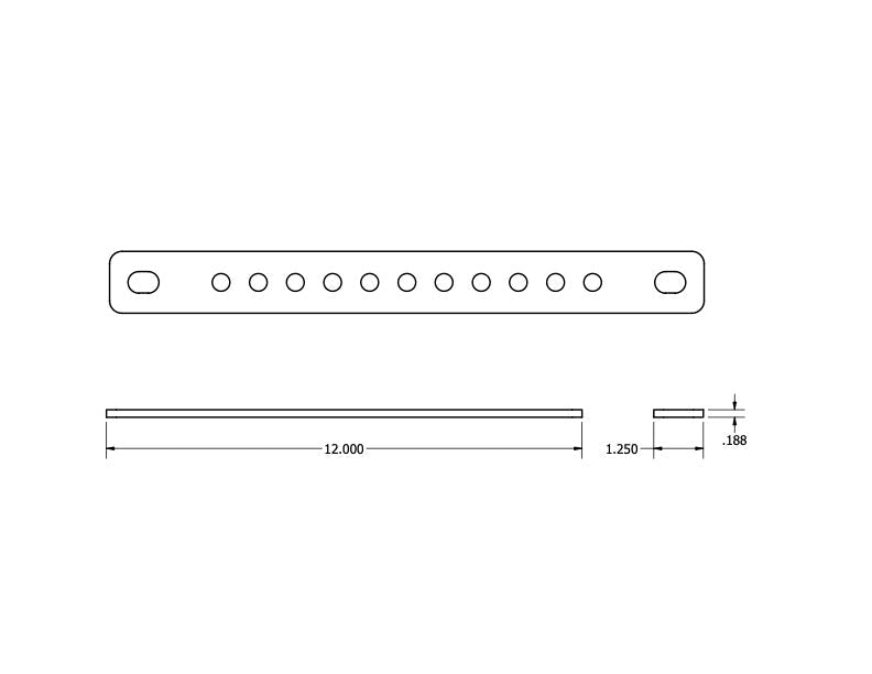 Overland Kitted Flat Mounting Bars